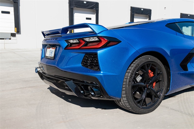 Chevrolet Corvette C8 Performance Exhaust - Rear - CORSA Performance - Cat Back, Dual Rear Exit, NPP, 4.5in Pro-Series Tips - Black PVD - `20-`26